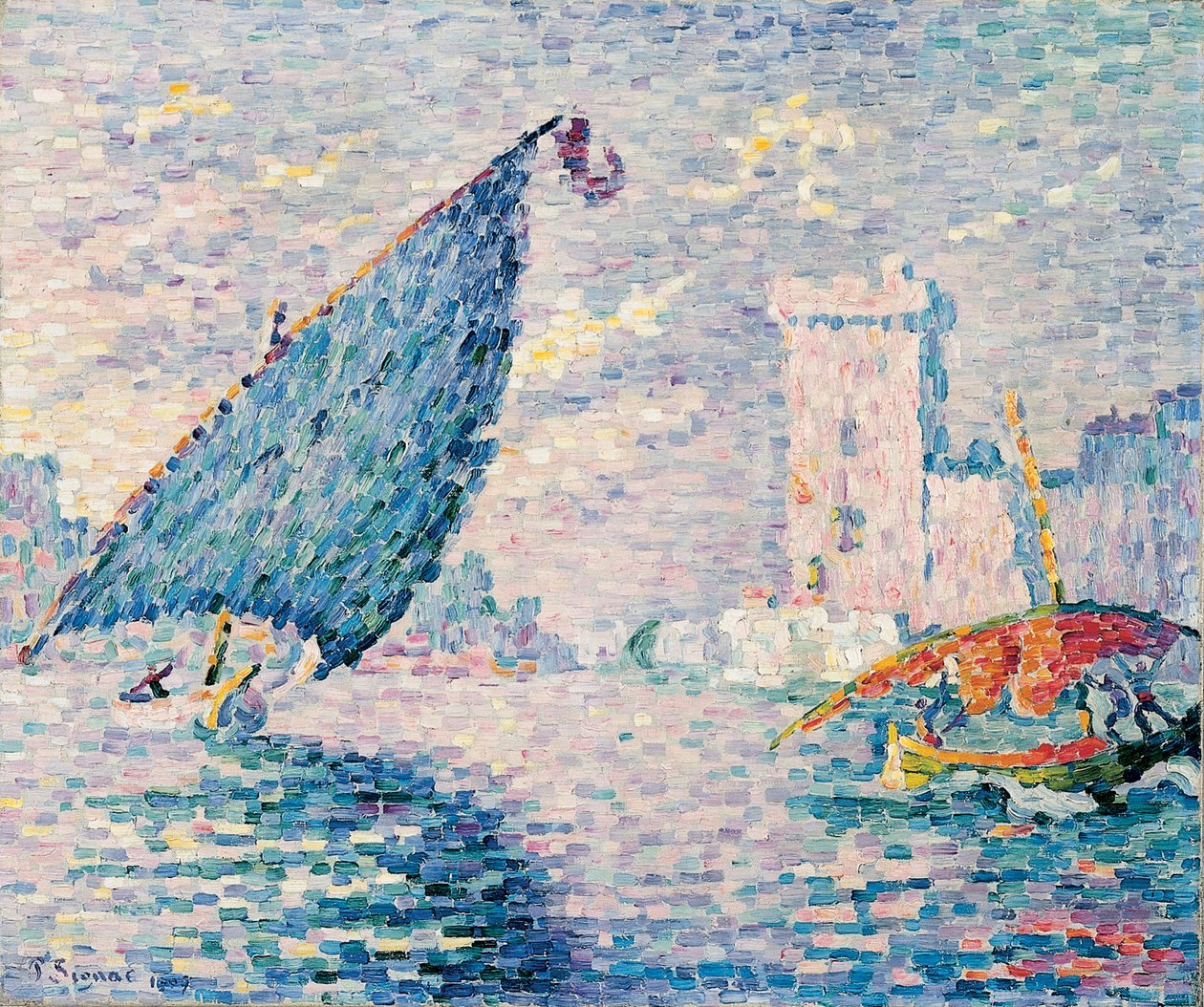 Marseille, Halászhajók, 1907 alkotó: Paul Signac