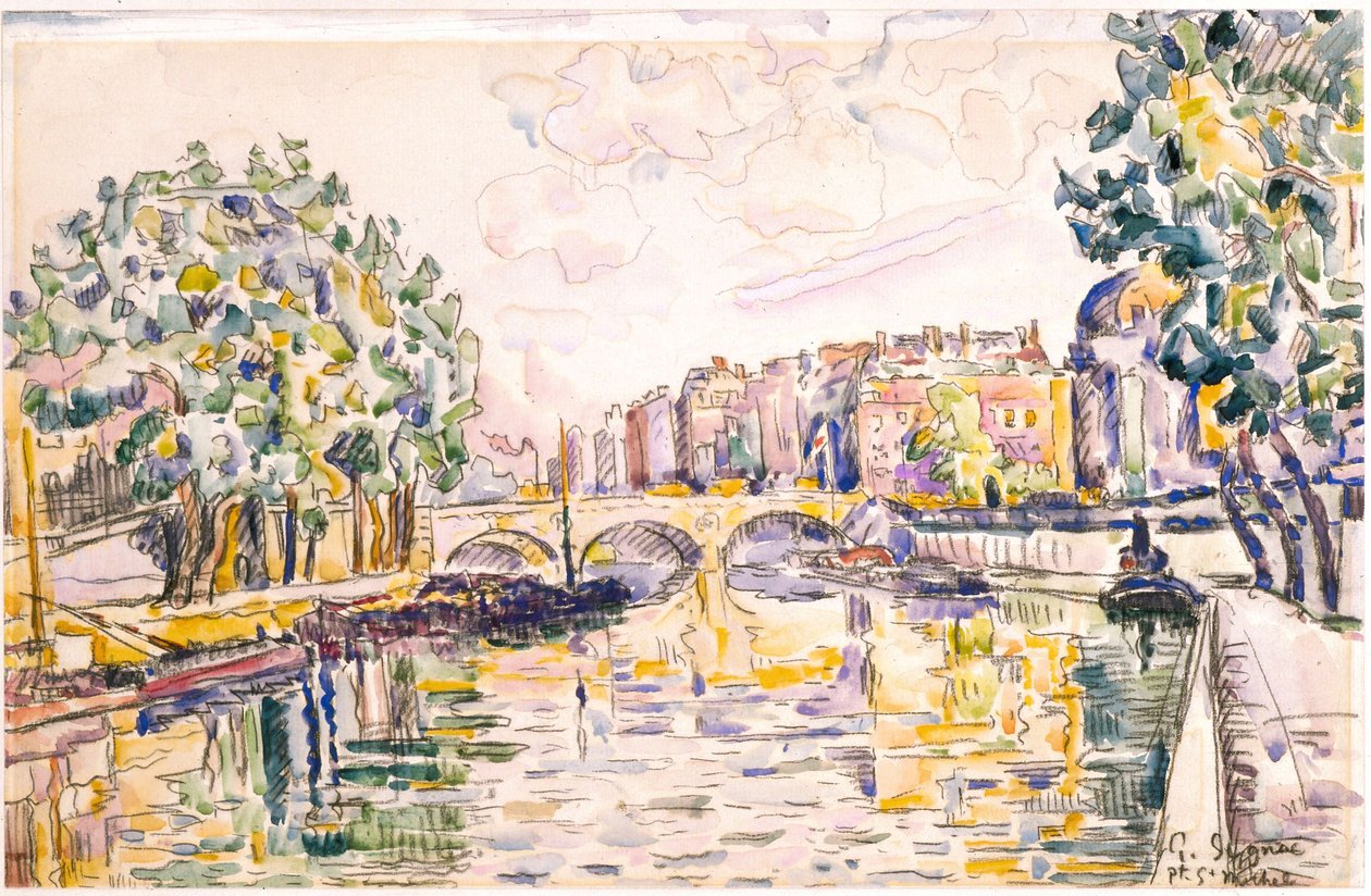 Pont Saint-Michel alkotó: Paul Signac