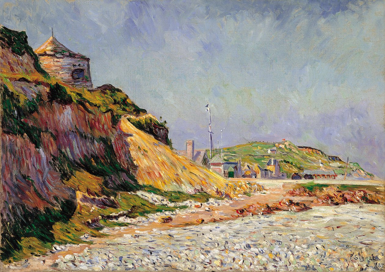 Port-en-Bessin, The Beach alkotó: Paul Signac