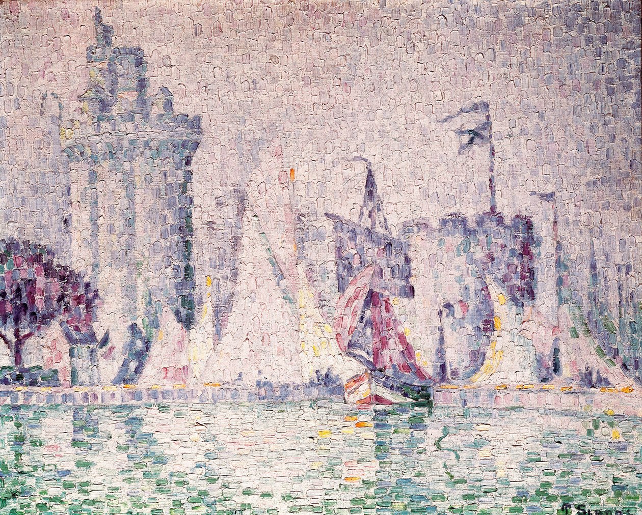 La Rochelle kikötője alkotó: Paul Signac
