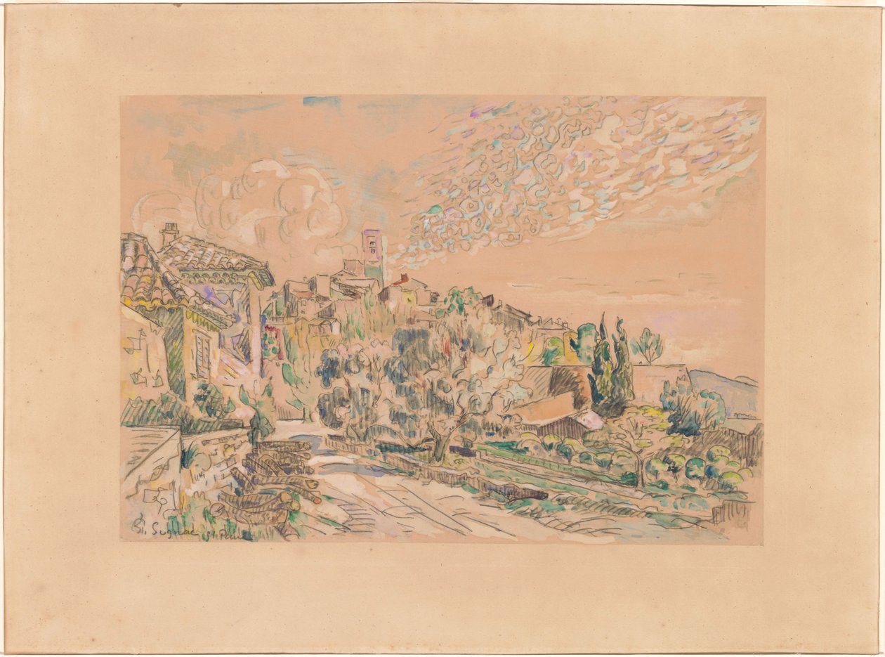 Saint-Paul-de-Vence alkotó: Paul Signac