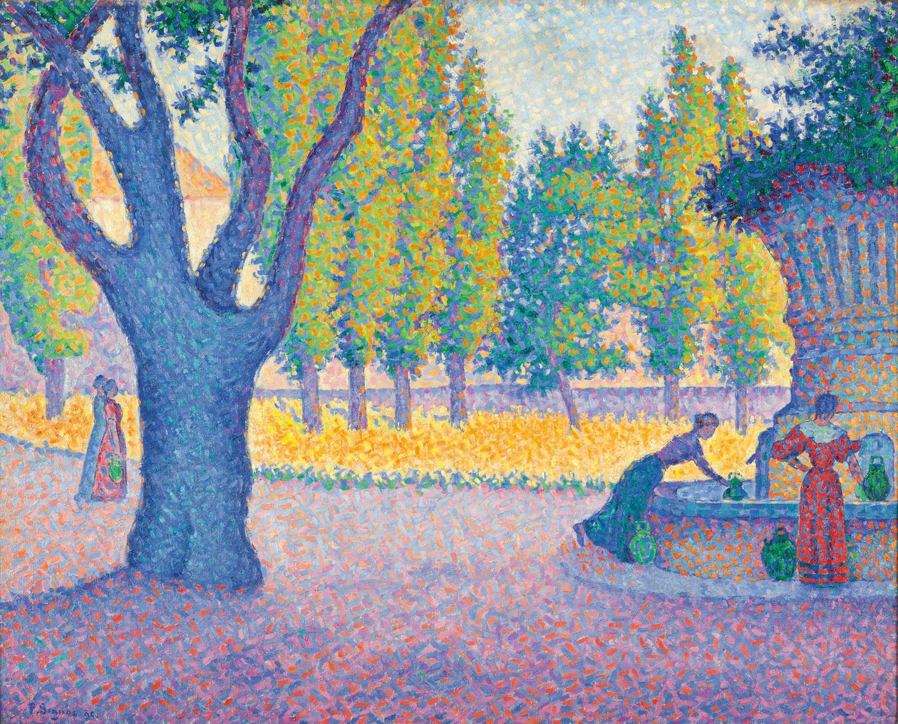 Saint-Tropez, Fontaine des Lices alkotó: Paul Signac