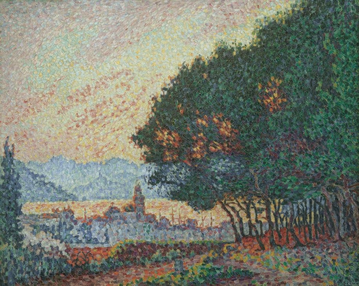Saint-Tropez, A város és a fenyők alkotó: Paul Signac