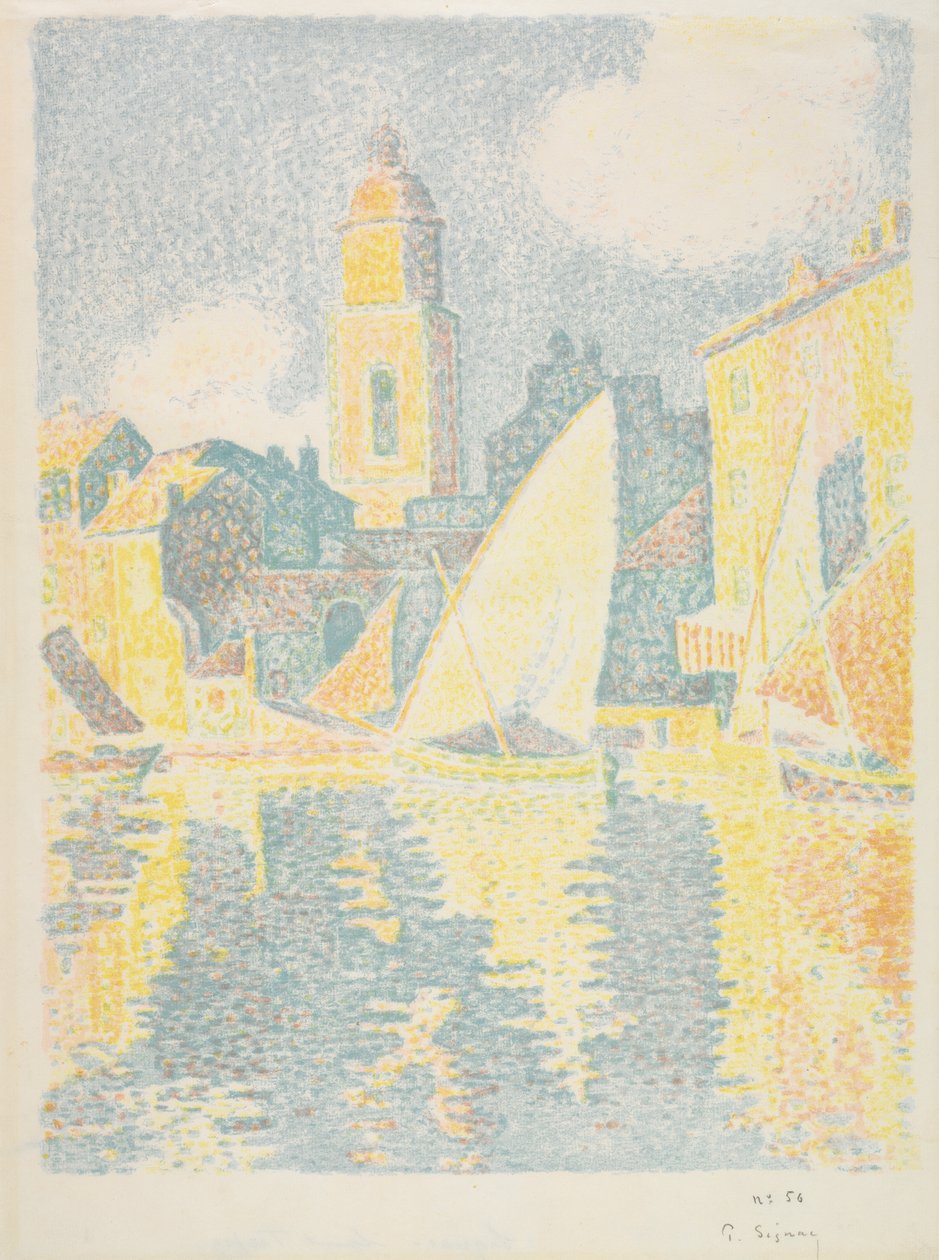 Saint-Tropez: A kikötő alkotó: Paul Signac