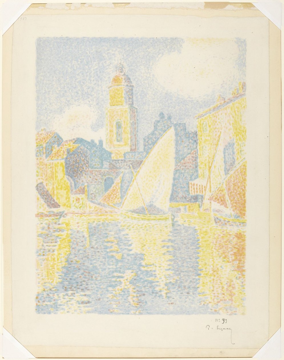 Saint-Tropez, Franciaország alkotó: Paul Signac