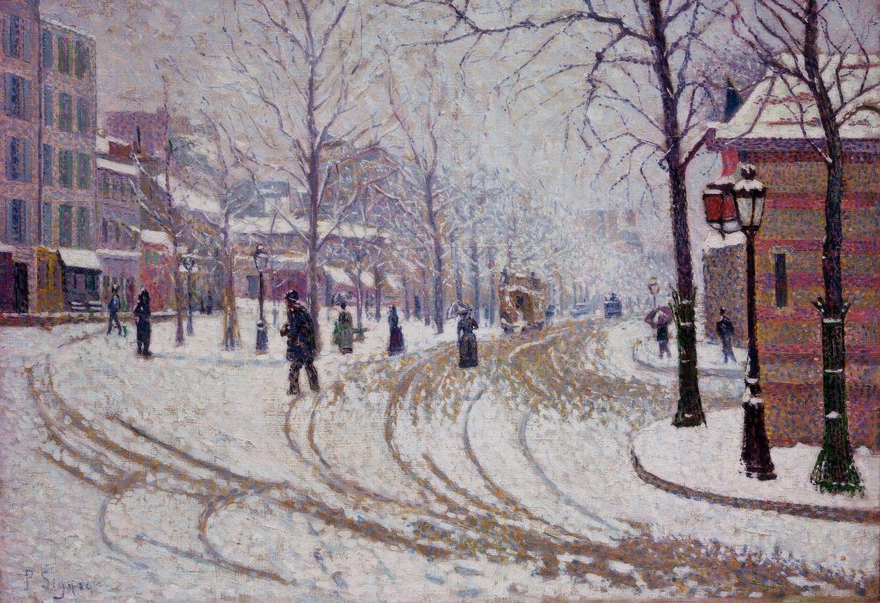 Snow – A Boulevard de Clichy Párizsban alkotó: Paul Signac