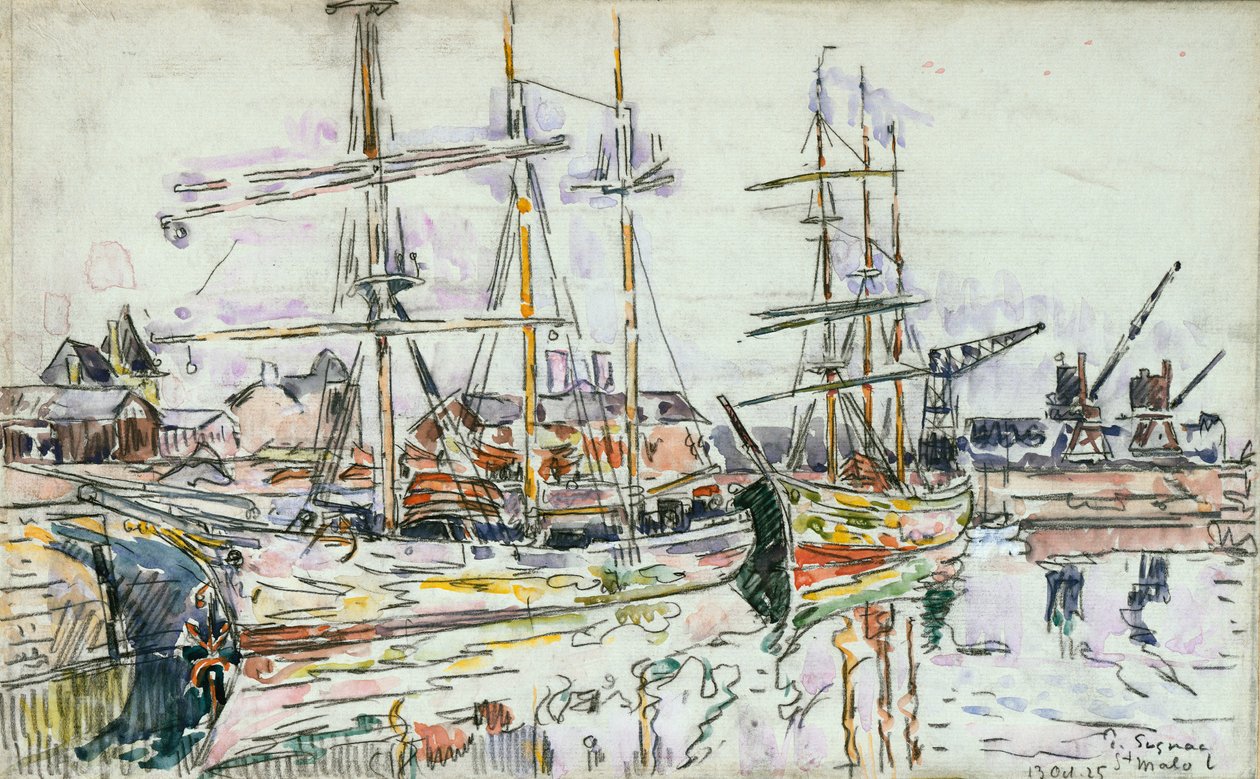 Utca. Malo, 1925 alkotó: Paul Signac