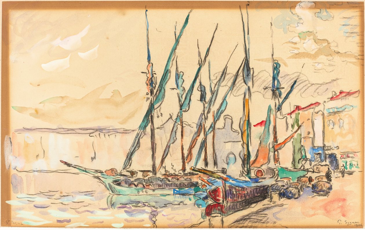 St Tropez alkotó: Paul Signac