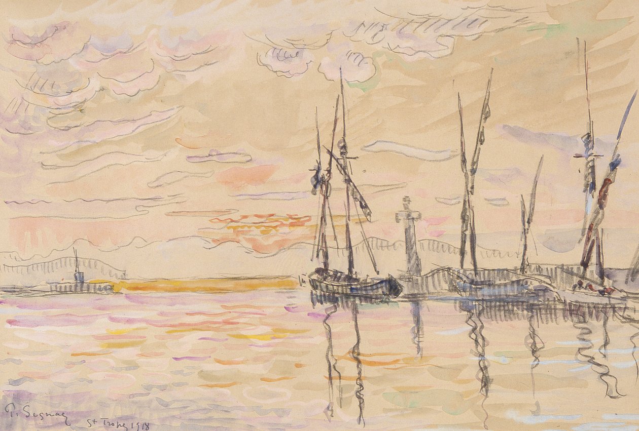 St. Tropez alkotó: Paul Signac