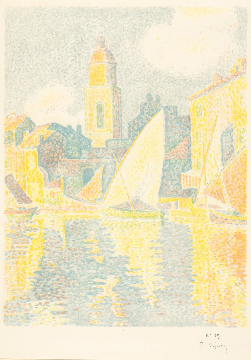 Saint-Tropez: A kikötő alkotó: Paul Signac