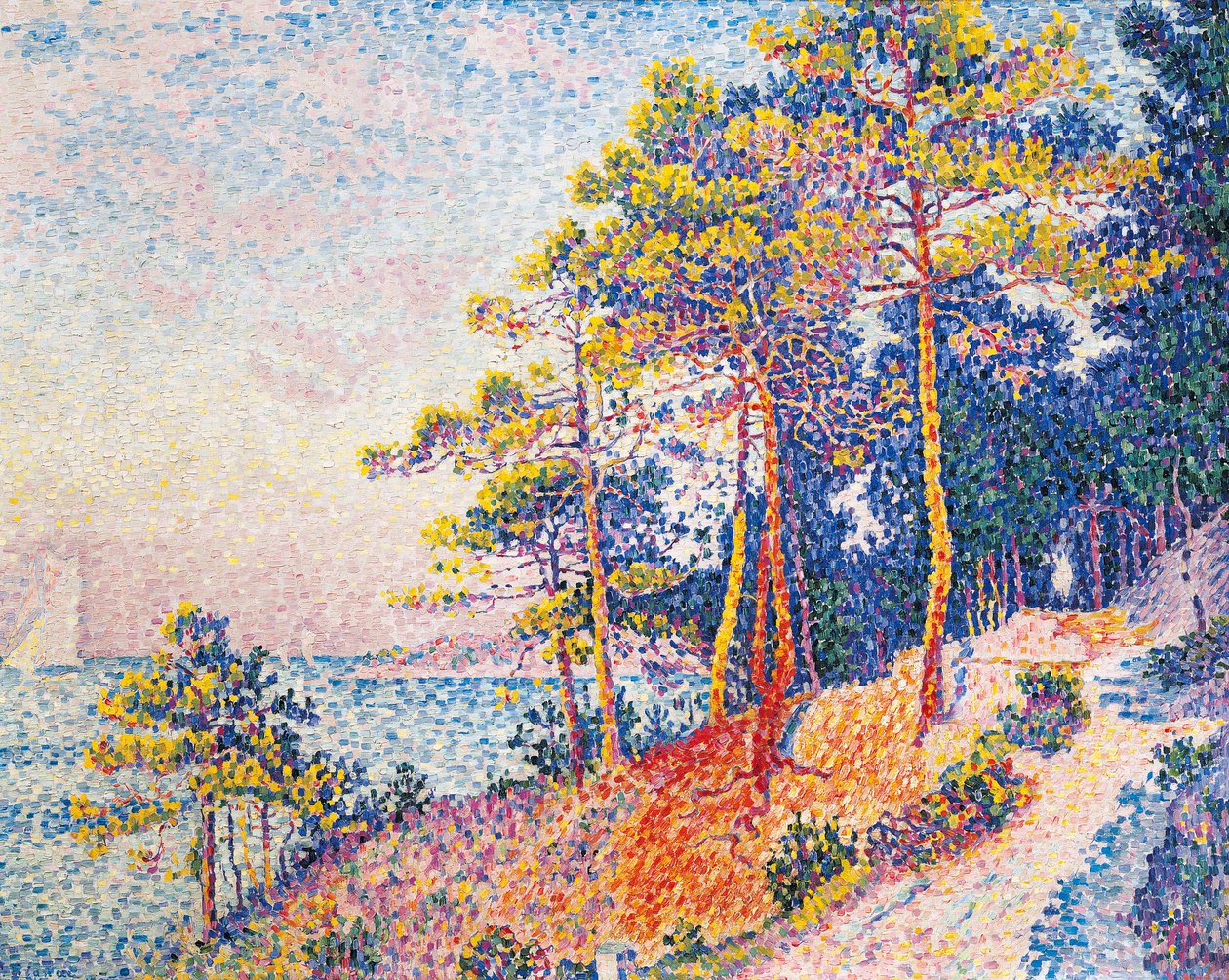 St Tropez, a szokások ösvénye, Paul Signac alkotó: Paul Signac