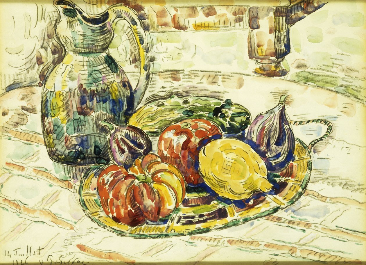 Csendélet gyümölccsel; Nature Morte avec Fruits, 1926 alkotó: Paul Signac