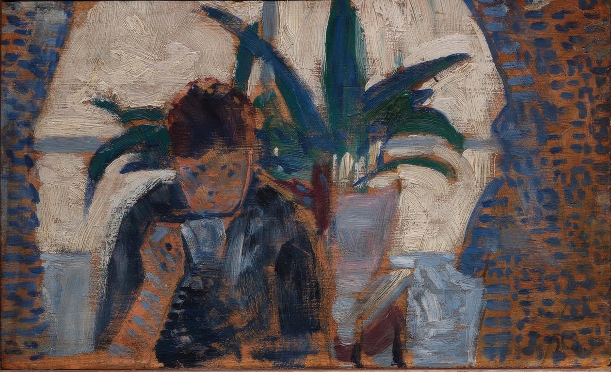 Tanulmány a The Dining Room számára alkotó: Paul Signac
