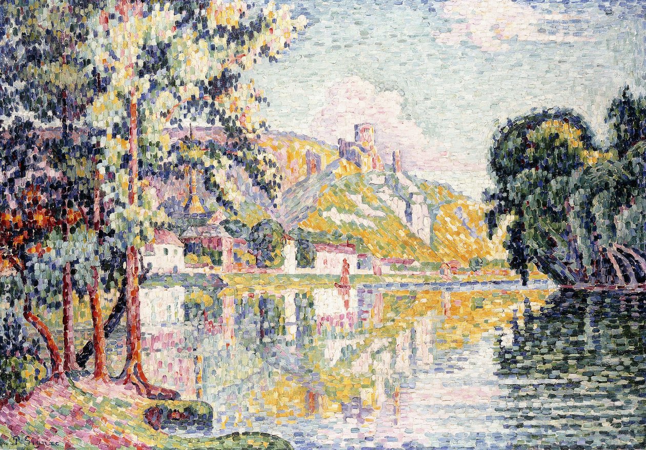 Andelys, Gaillard Chateau, 1921 alkotó: Paul Signac