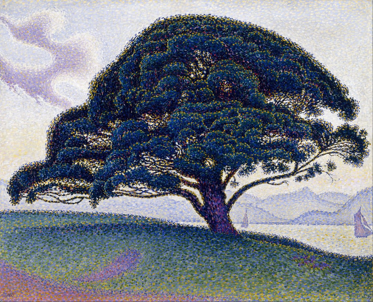 A Bonaventure-fenyő alkotó: Paul Signac