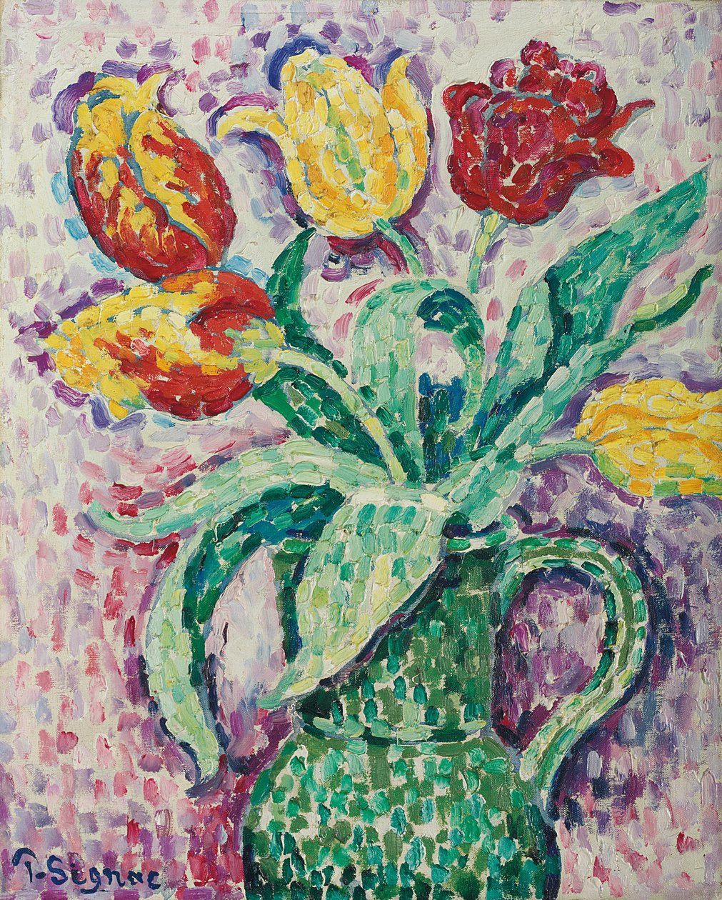 A zöld váza, 1920 alkotó: Paul Signac