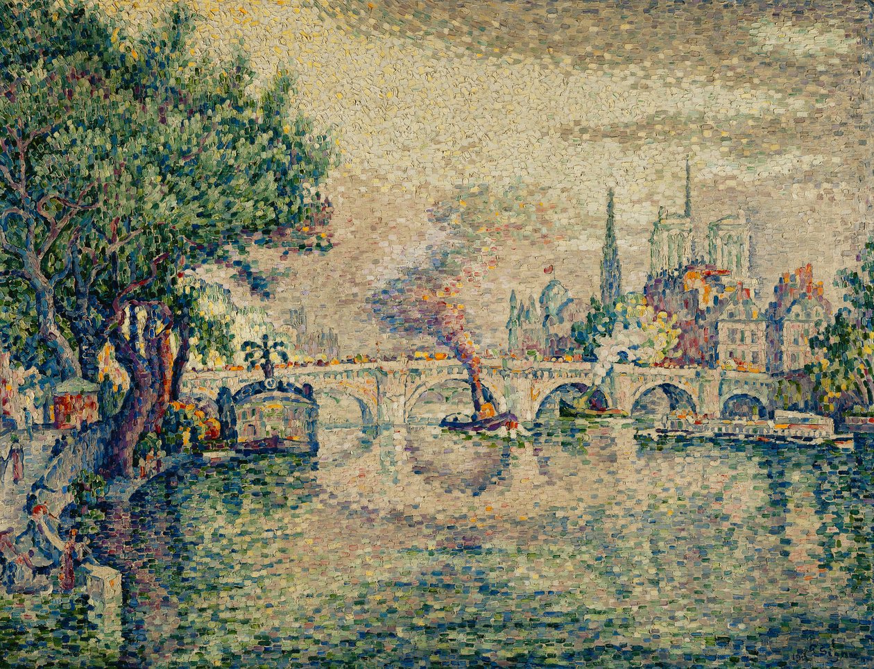 A Pont Neuf alkotó: Paul Signac