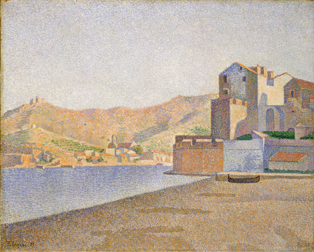The Town Beach, Collioure, Opus 165 alkotó: Paul Signac