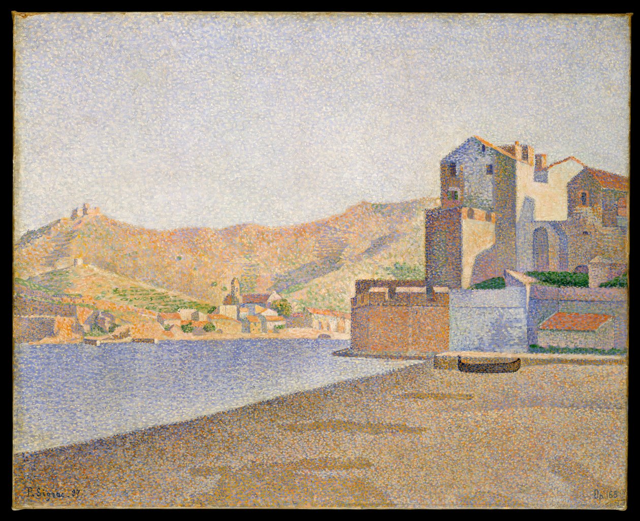 The Town Beach, Collioure, opus 165 alkotó: Paul Signac