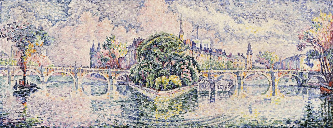 A Vert Galant Garden; A Vert Galant Garden, 1928 körül alkotó: Paul Signac