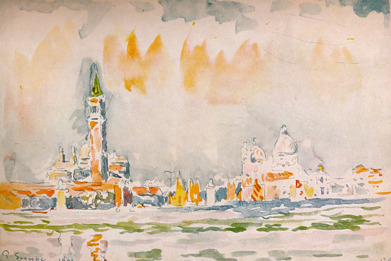 Velence, 1906 alkotó: Paul Signac