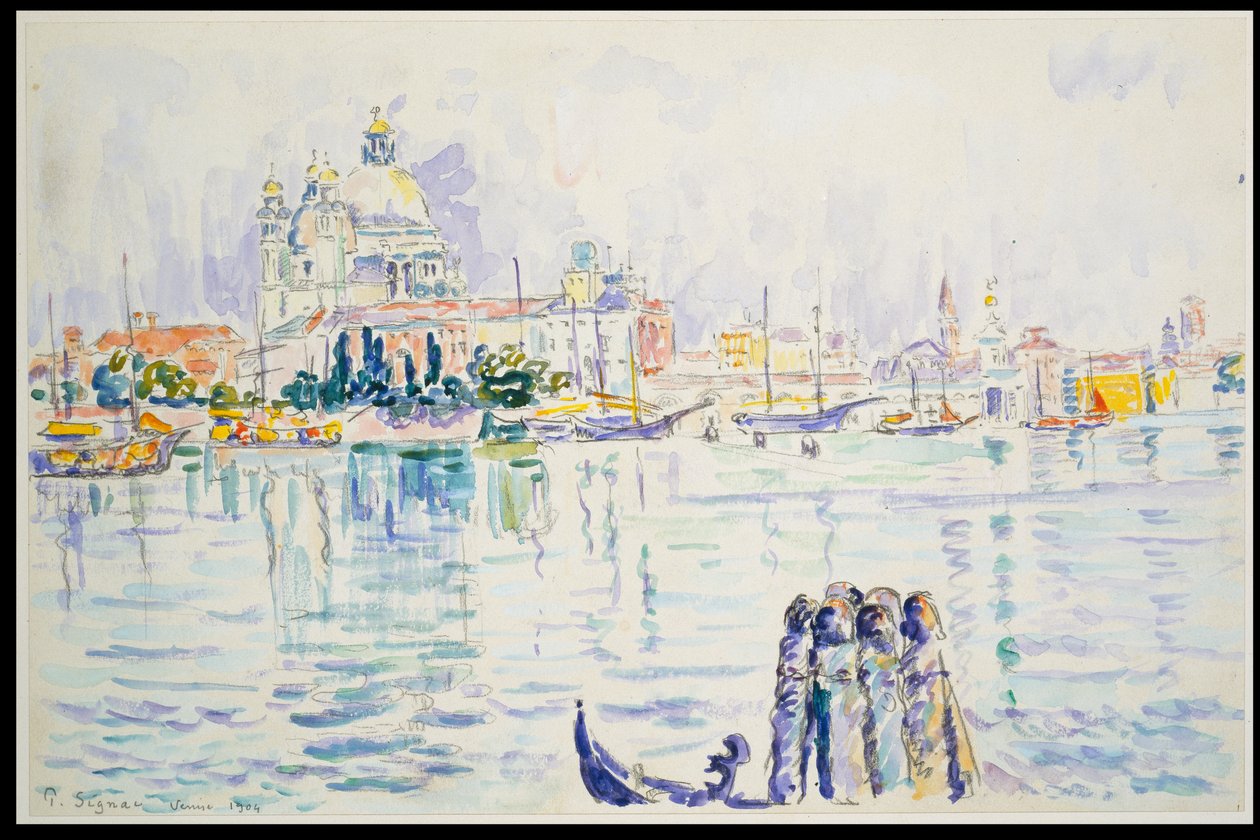 Velence, a Nagy-csatorna alkotó: Paul Signac
