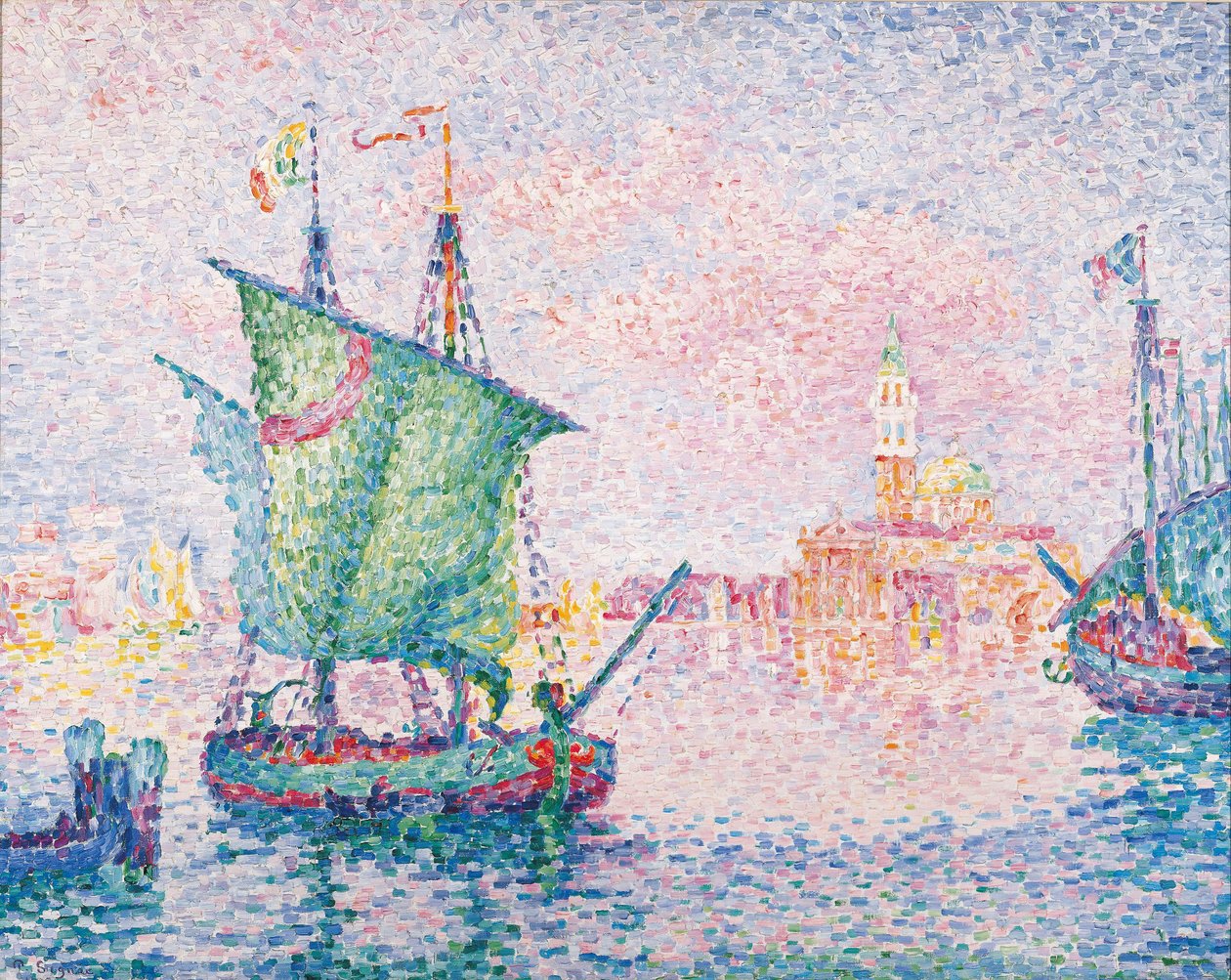 Velence, A rózsaszín felhő, 1909 alkotó: Paul Signac