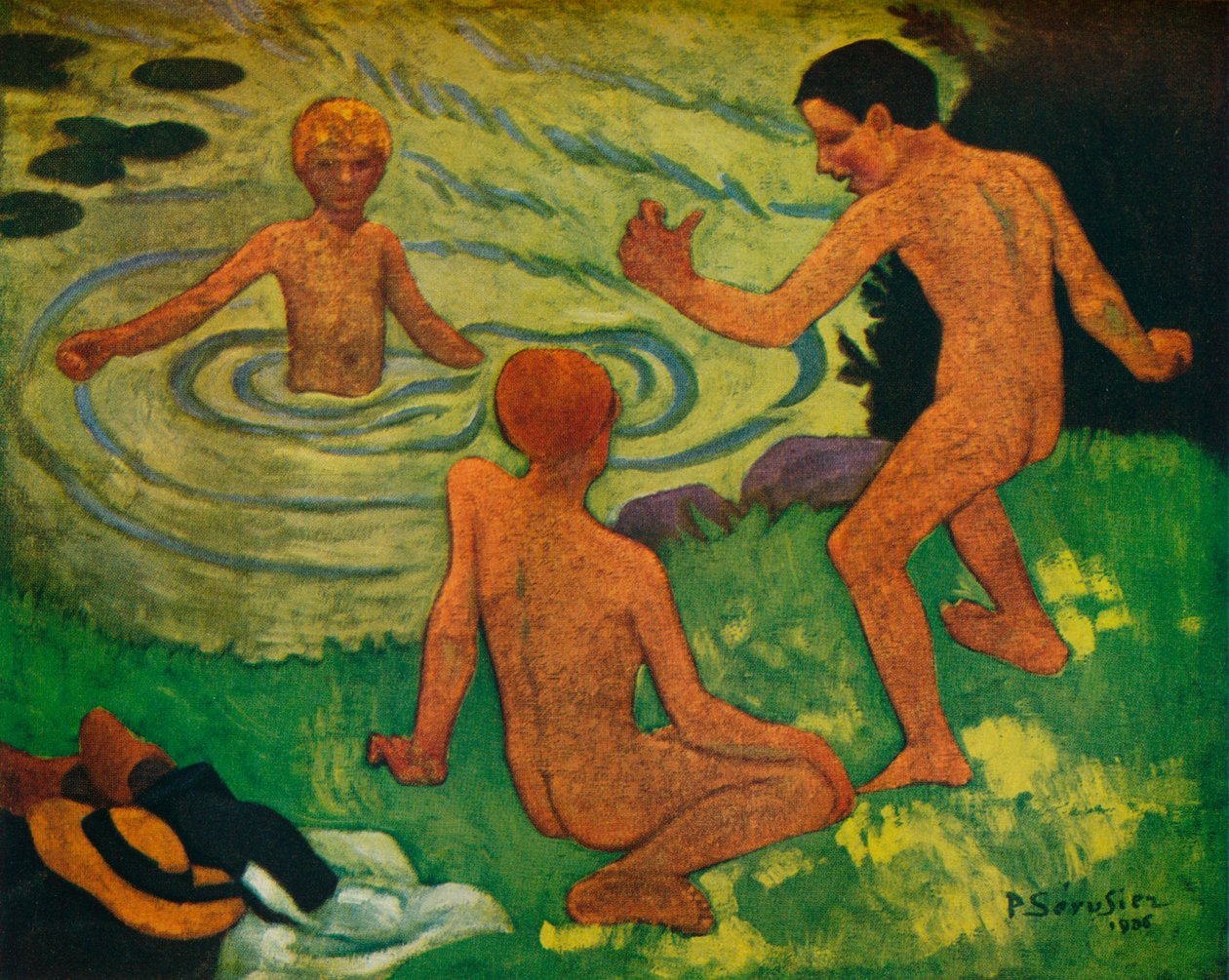 Fiúfürdő, 1906 alkotó: Paul Sérusier