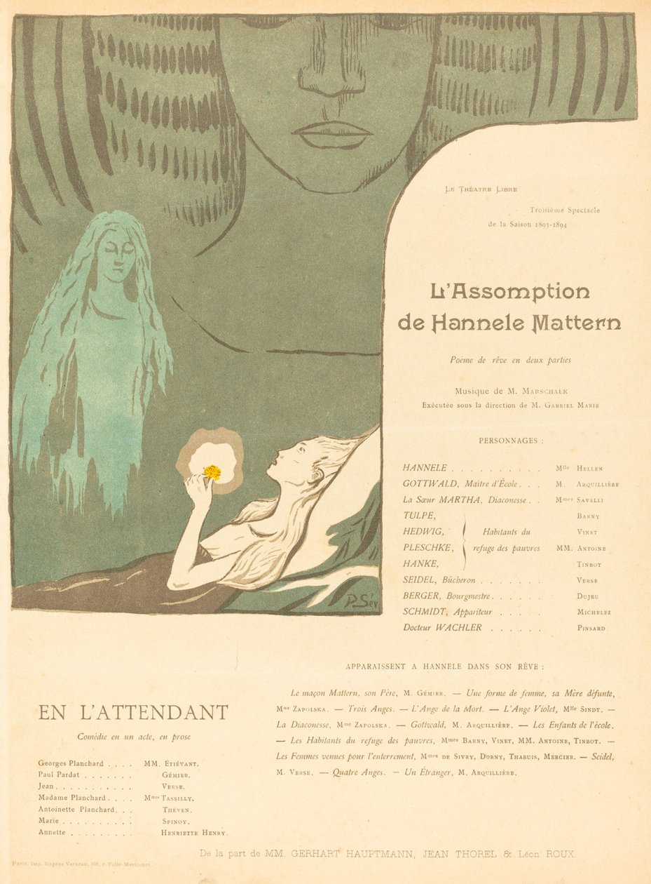Hannele Mattern The Assumption; Eközben alkotó: Paul Sérusier