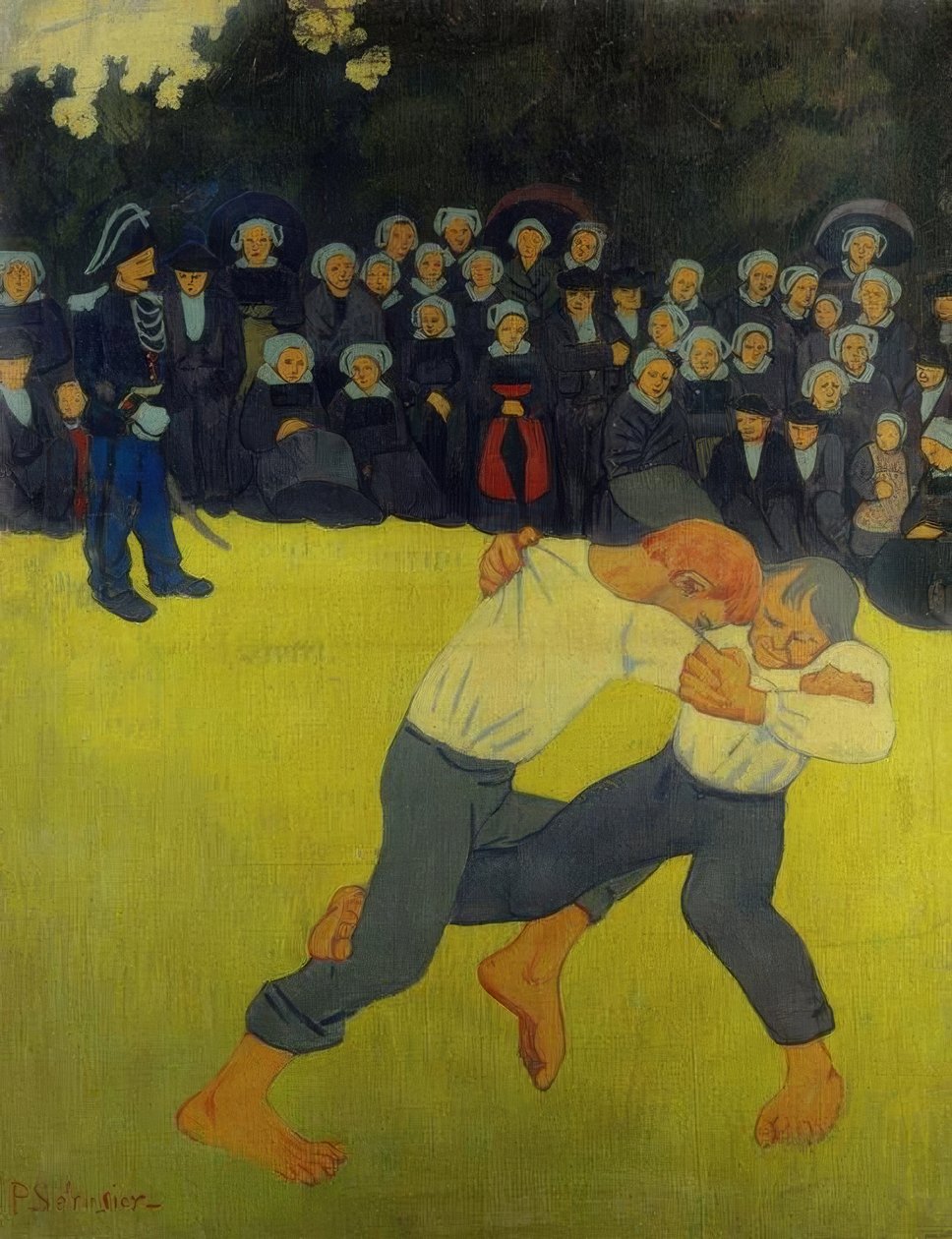 Breton birkózás alkotó: Paul Sérusier
