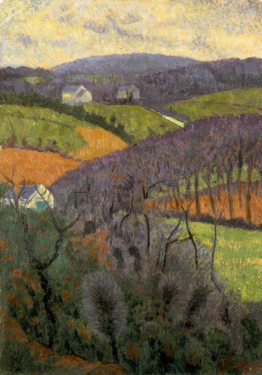 P.Sérusier, La vallée mauve / Gemälde, 1917 alkotó: Paul Sérusier