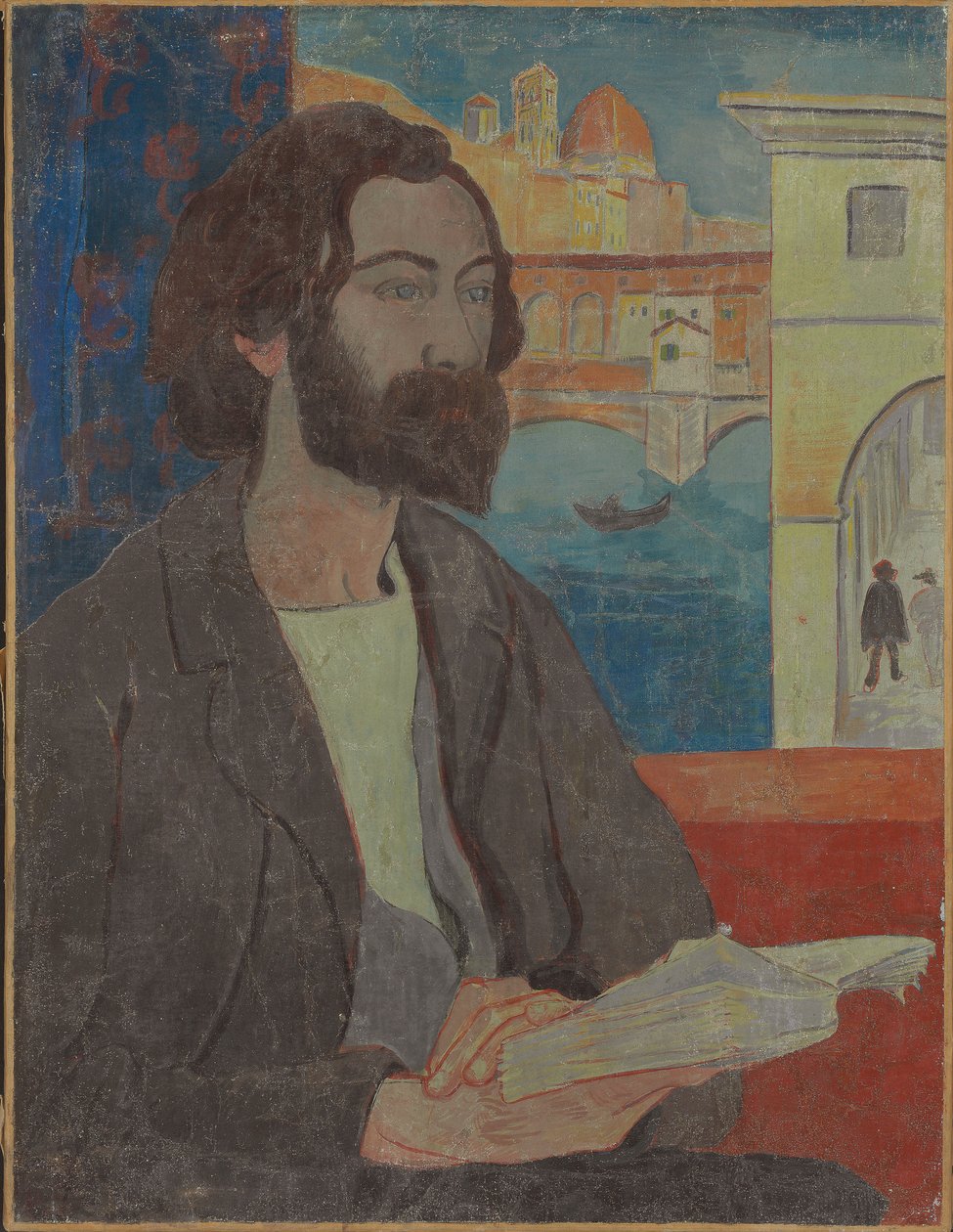 Emile Bernard portréja Firenzében, 1893 alkotó: Paul Sérusier