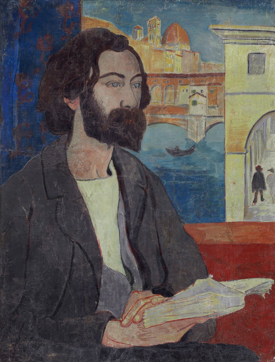 Emile Bernard portréja Firenzében, 1893 alkotó: Paul Sérusier