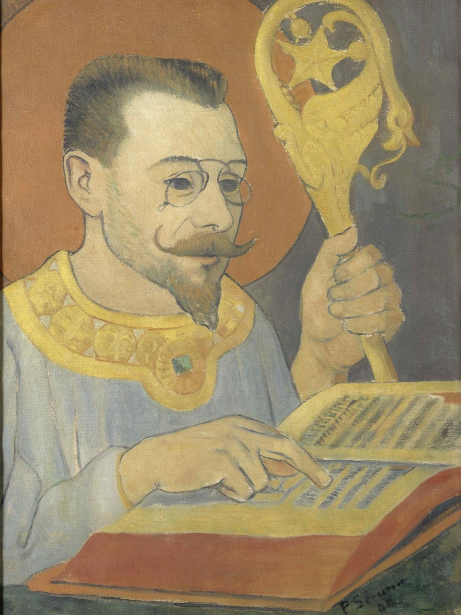 Paul Ranson portréja Nabi jelmezben, 1890. alkotó: Paul Sérusier