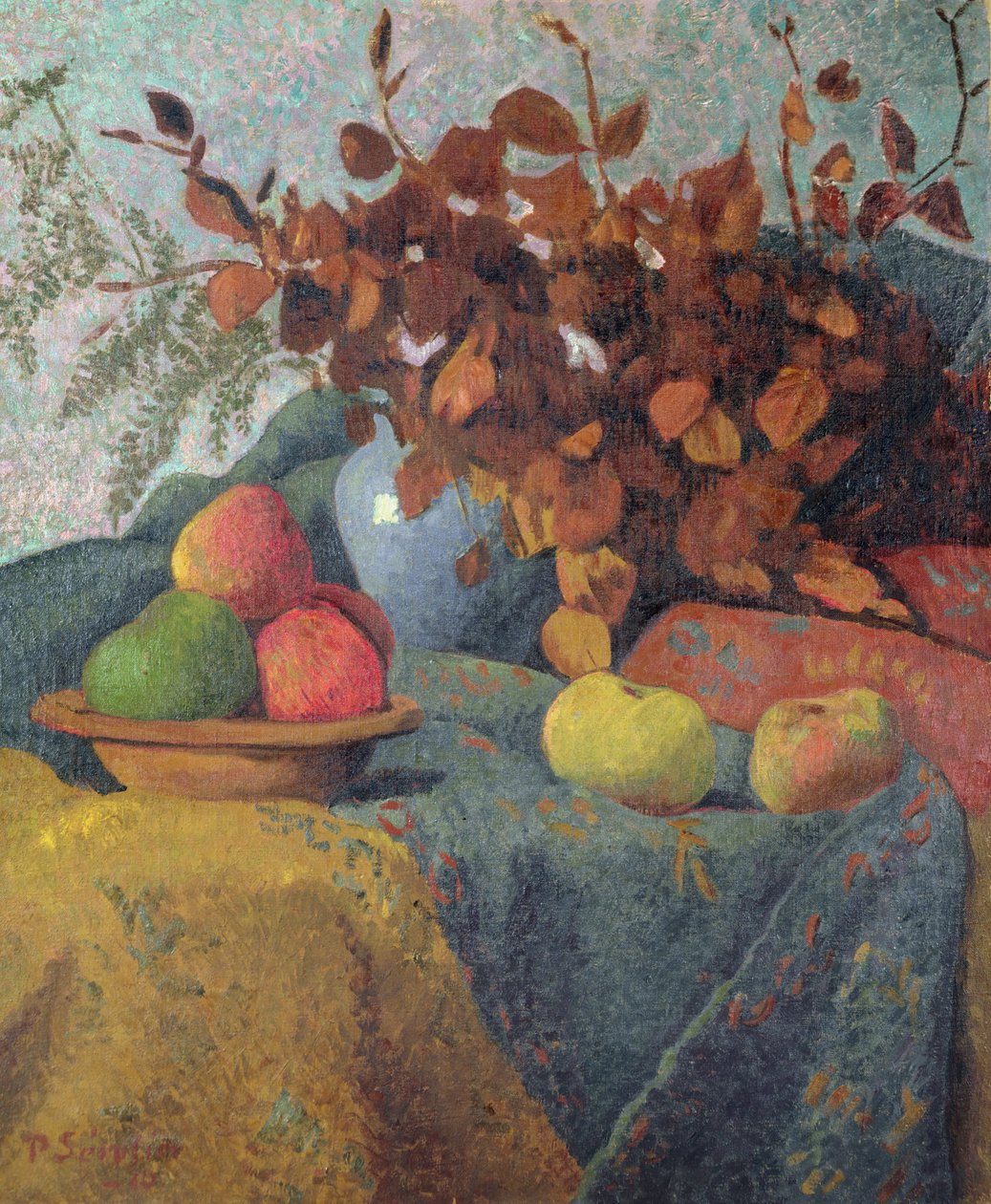 Almacsendélet és őszi levelek, 1910 alkotó: Paul Sérusier