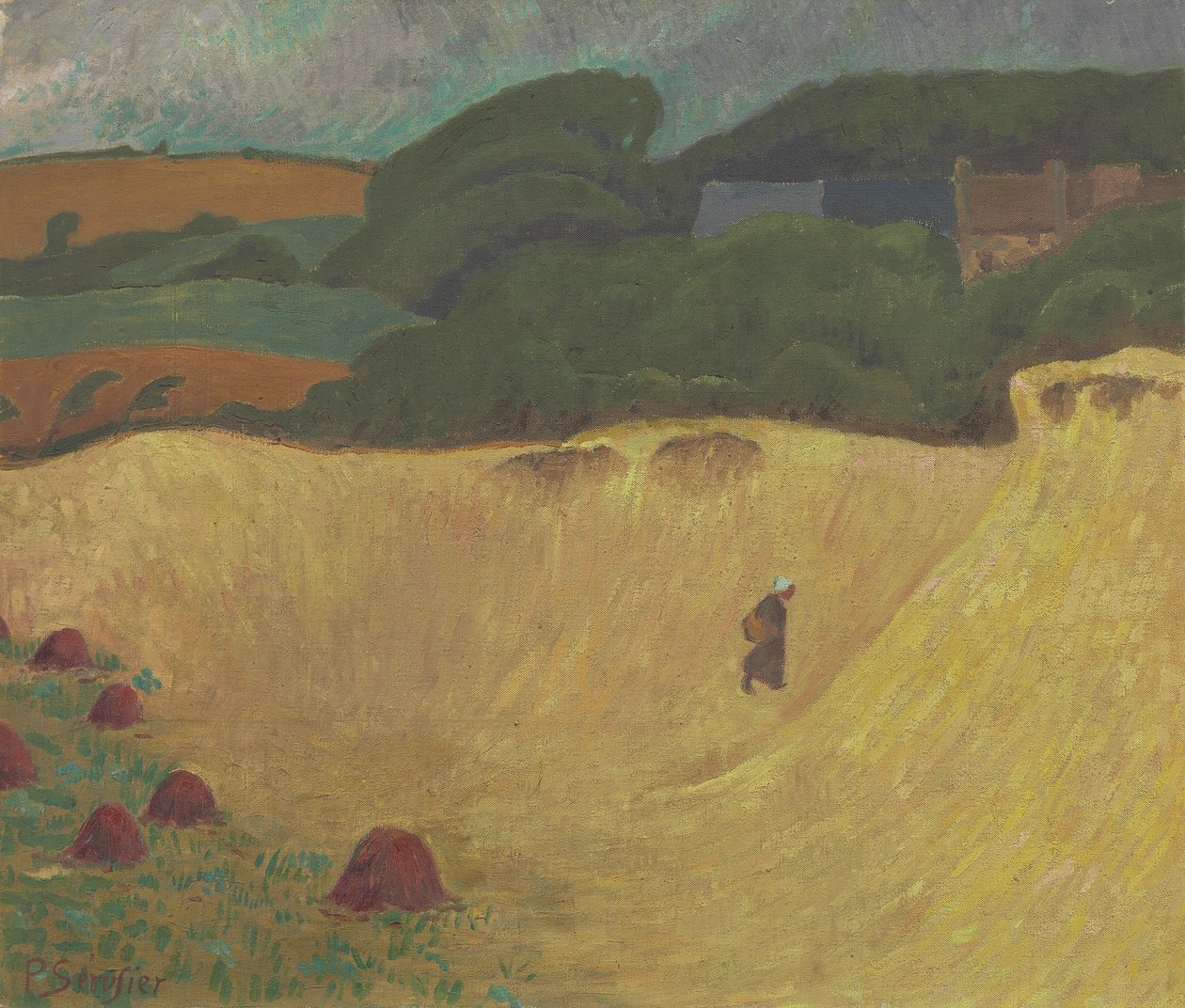 Les Grands Sables strandja Le Poulduban, 1890 alkotó: Paul Sérusier