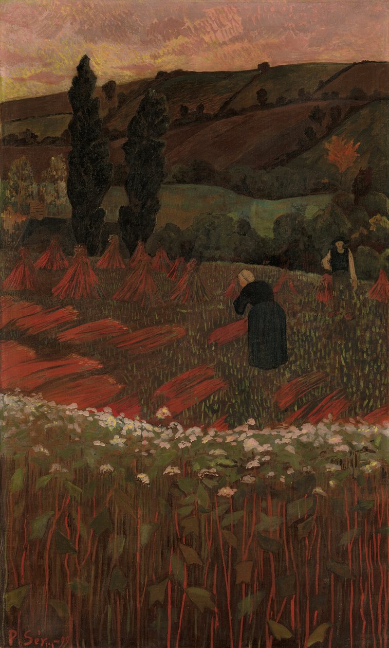 A hajdina betakarítása alkotó: Paul Sérusier
