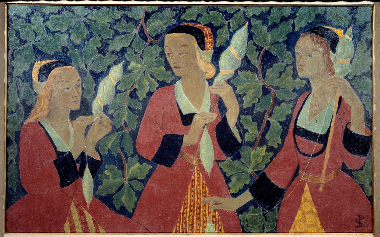 Paul Serusier (1863-1927) A három fonó festménye, 1918 Bresti Szépművészeti Múzeum alkotó: Paul Sérusier