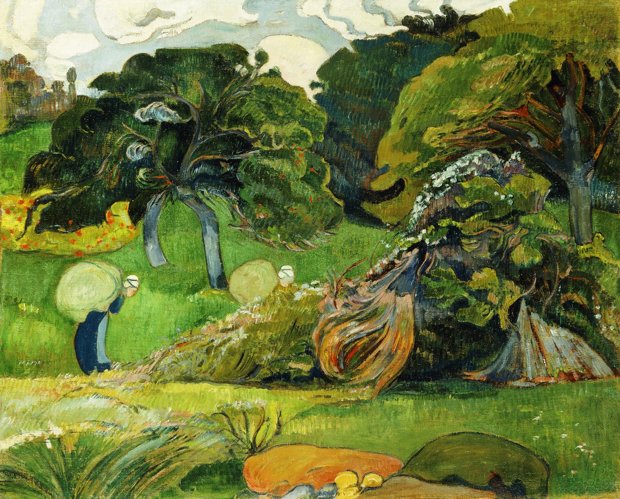A két mosónő; A két mosónő c. 1892 alkotó: Paul Sérusier
