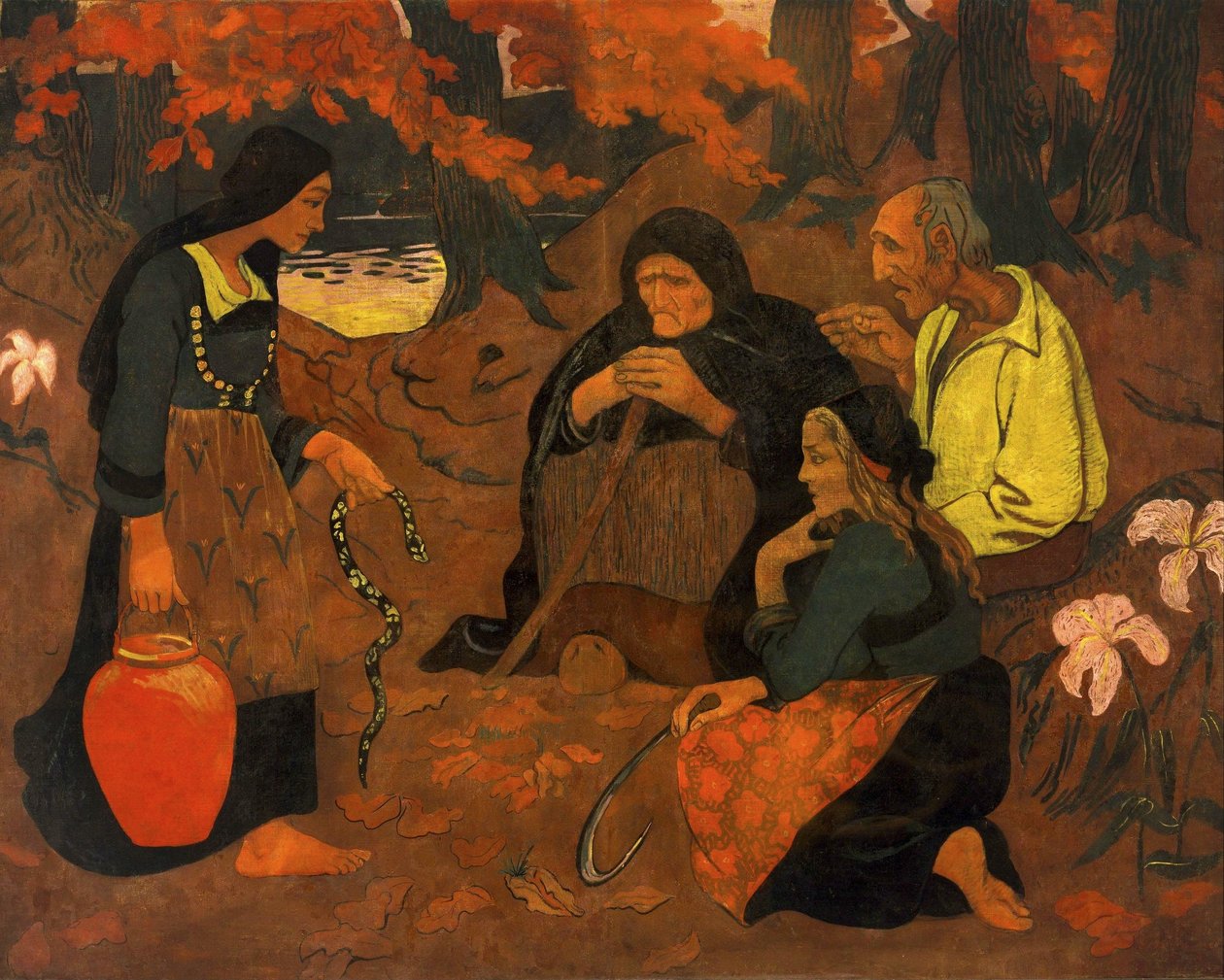 A kígyóevők alkotó: Paul Sérusier