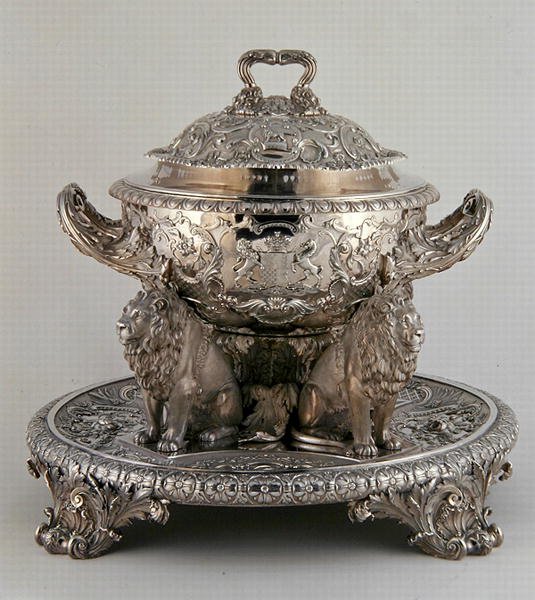 Soup Tureen, Rundell, Bridge és Rundell alkotó: Paul Storr
