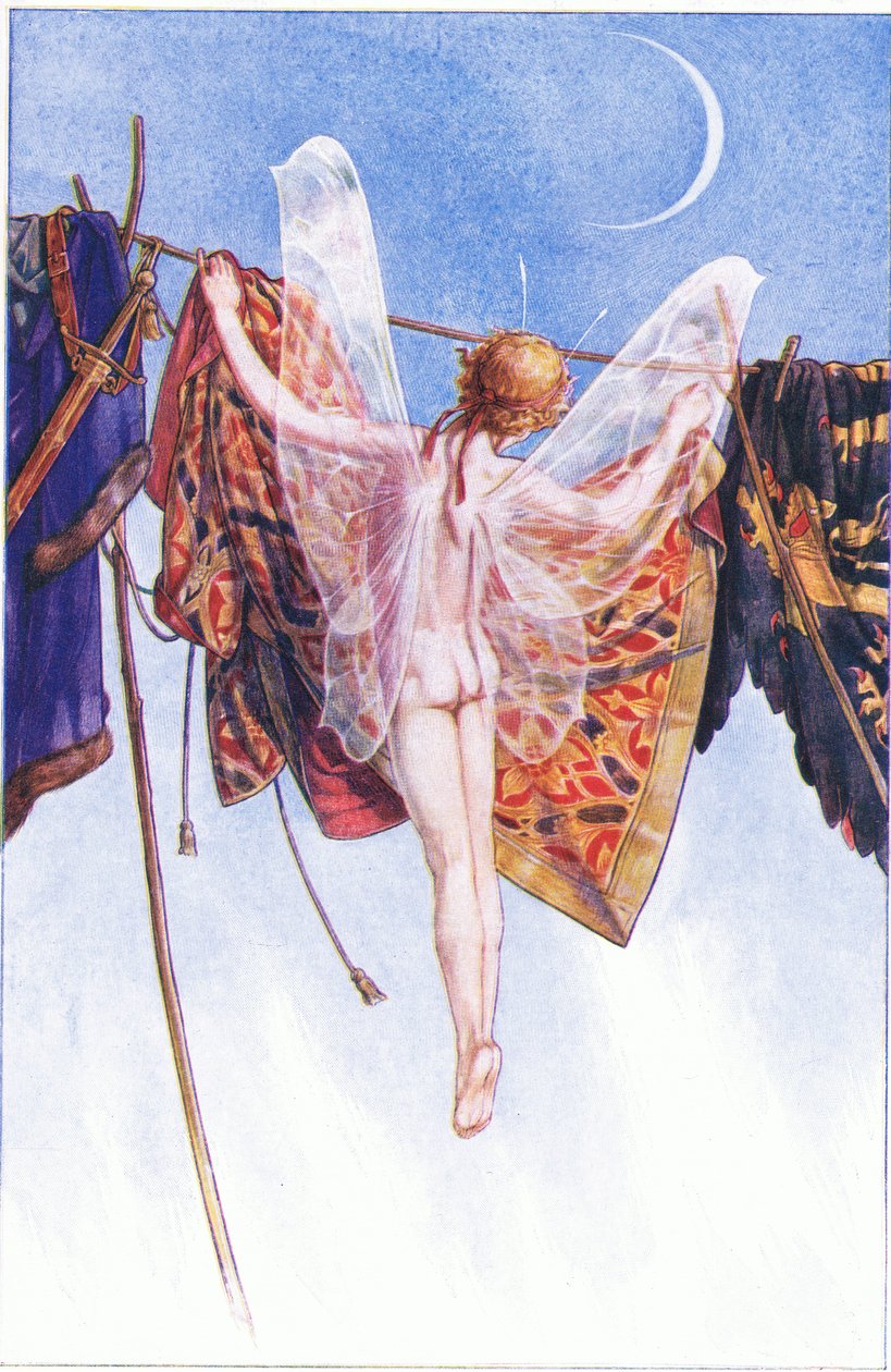Gyere, akaszd fel őket a kötélre, illusztráció a Viharból, 1908 alkotó: Paul Vincent Woodroffe