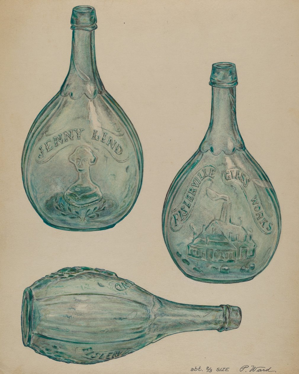 Jenny Lind Bottle alkotó: Paul Ward