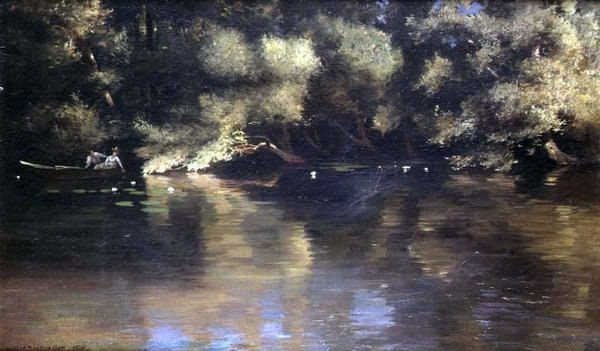 A folyón alkotó: Paul Wilhelm Keller Reutlingen