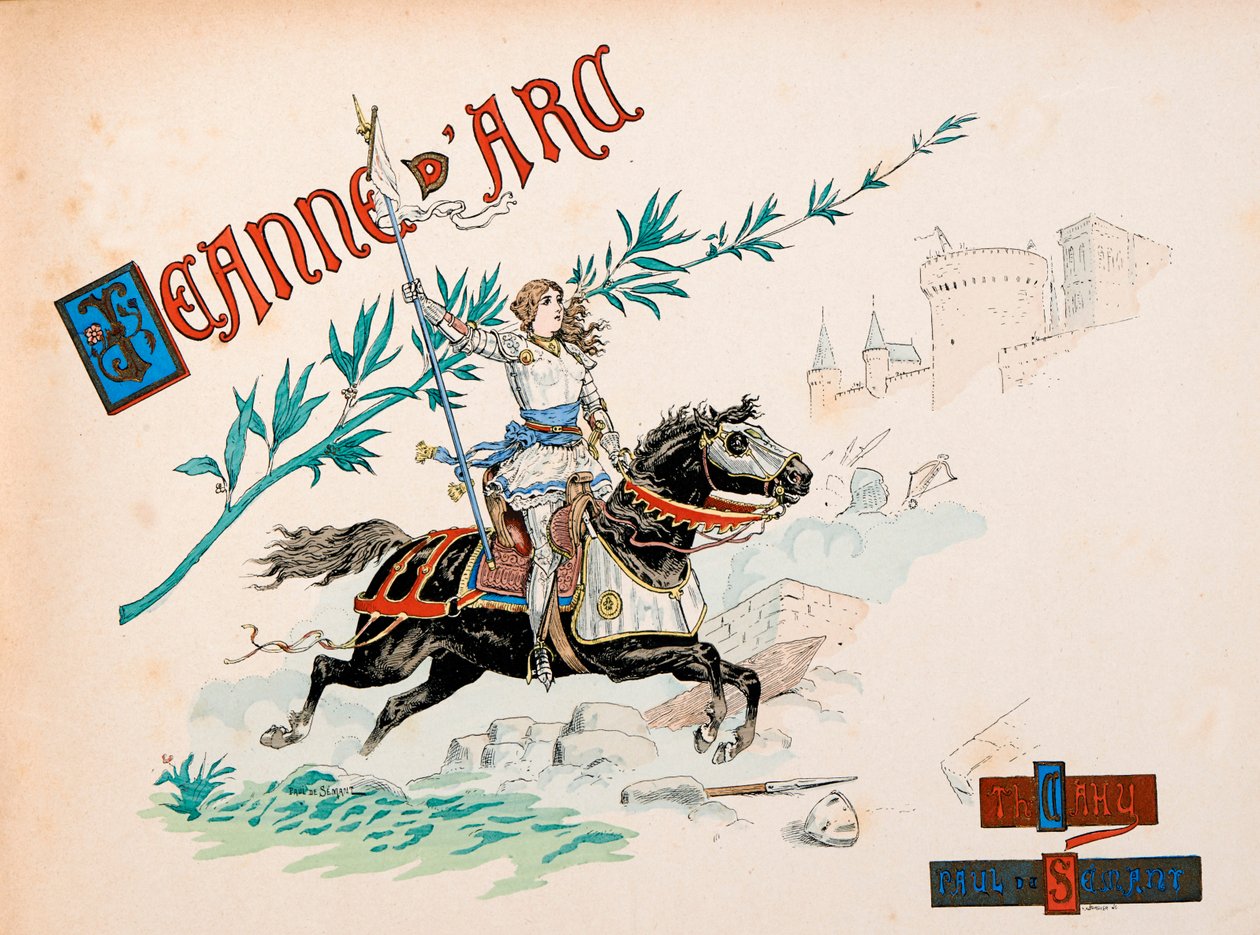 Az illusztráció Theodore Cahu "" Jeanne d