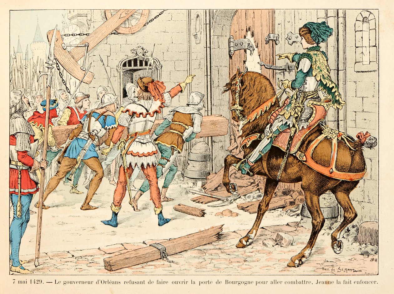 Illusztráció Theodore Cahu "" Jeanne d