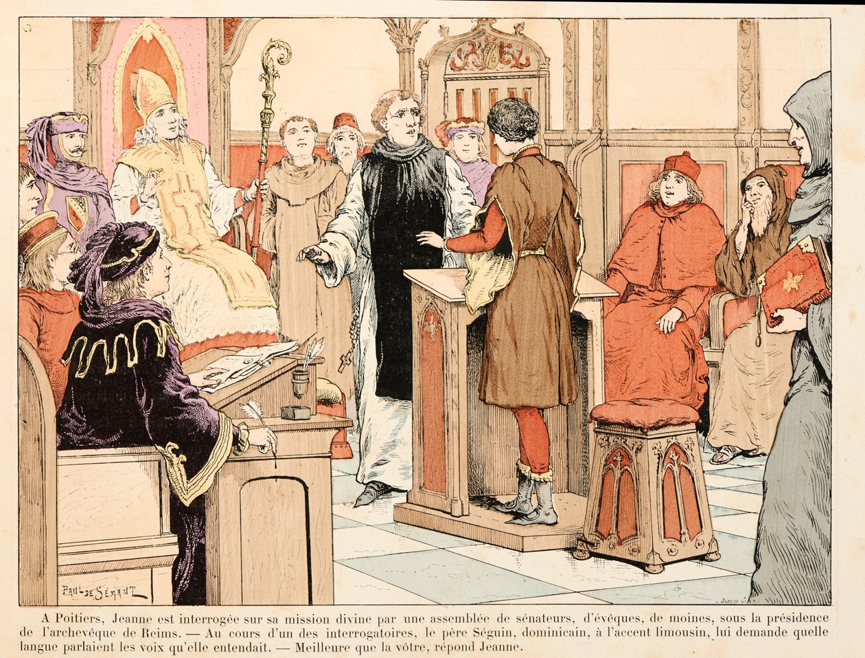 Illusztráció: Theodore Cahu "" Jeanne d