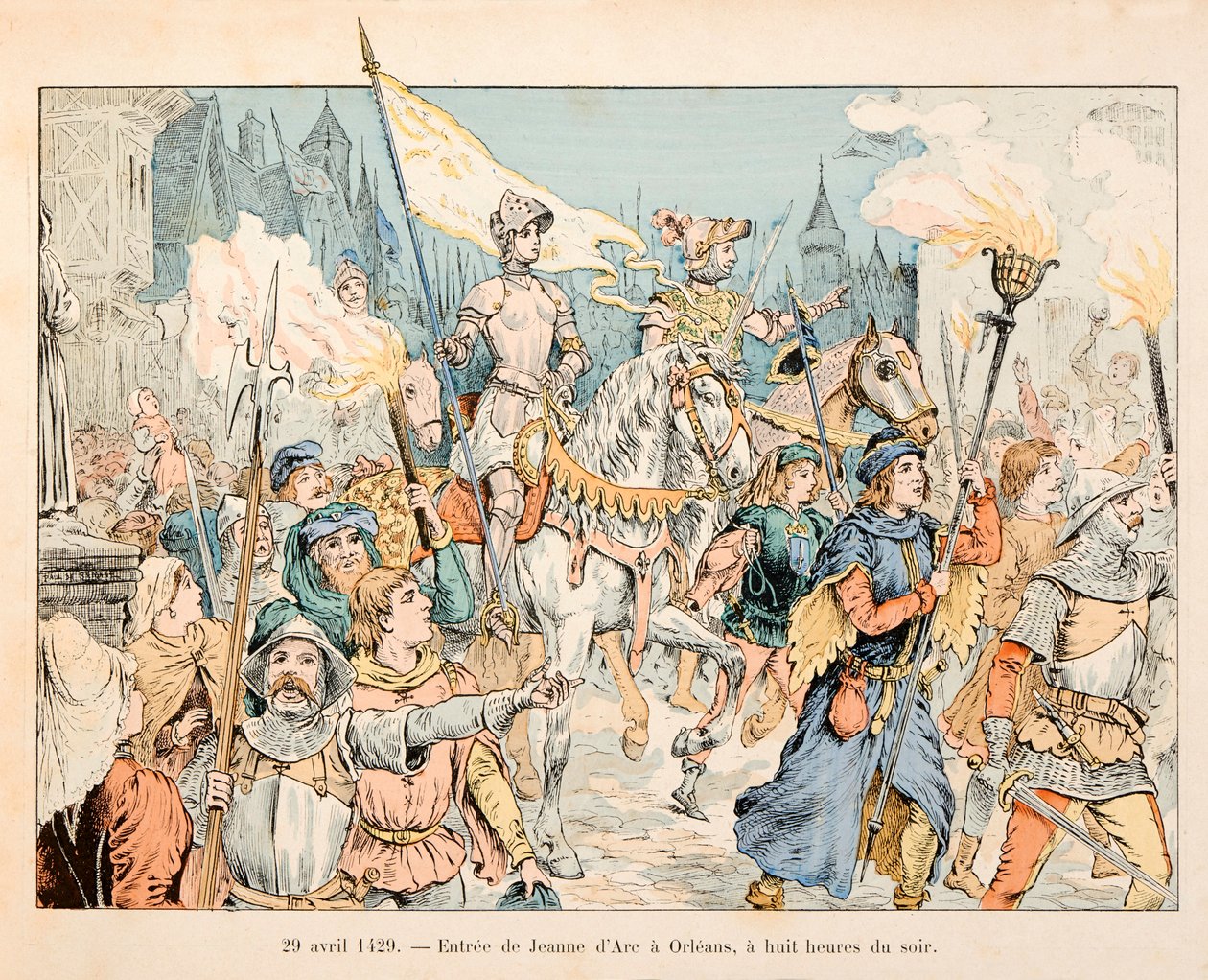 Az illusztráció Theodore Cahu "" Jeanne d