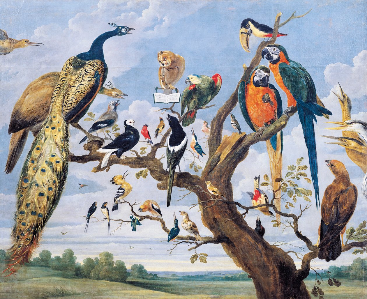 Madarak koncertje, Paul de Vos (kb. 1591-1678), Hollandia alkotó: Paul De Vos