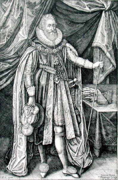 Ludovick Stuart, Richmond és Lennox hercege (1574-1624), vésette Joannes Barra (1581-1634) alkotó: William Walcutt